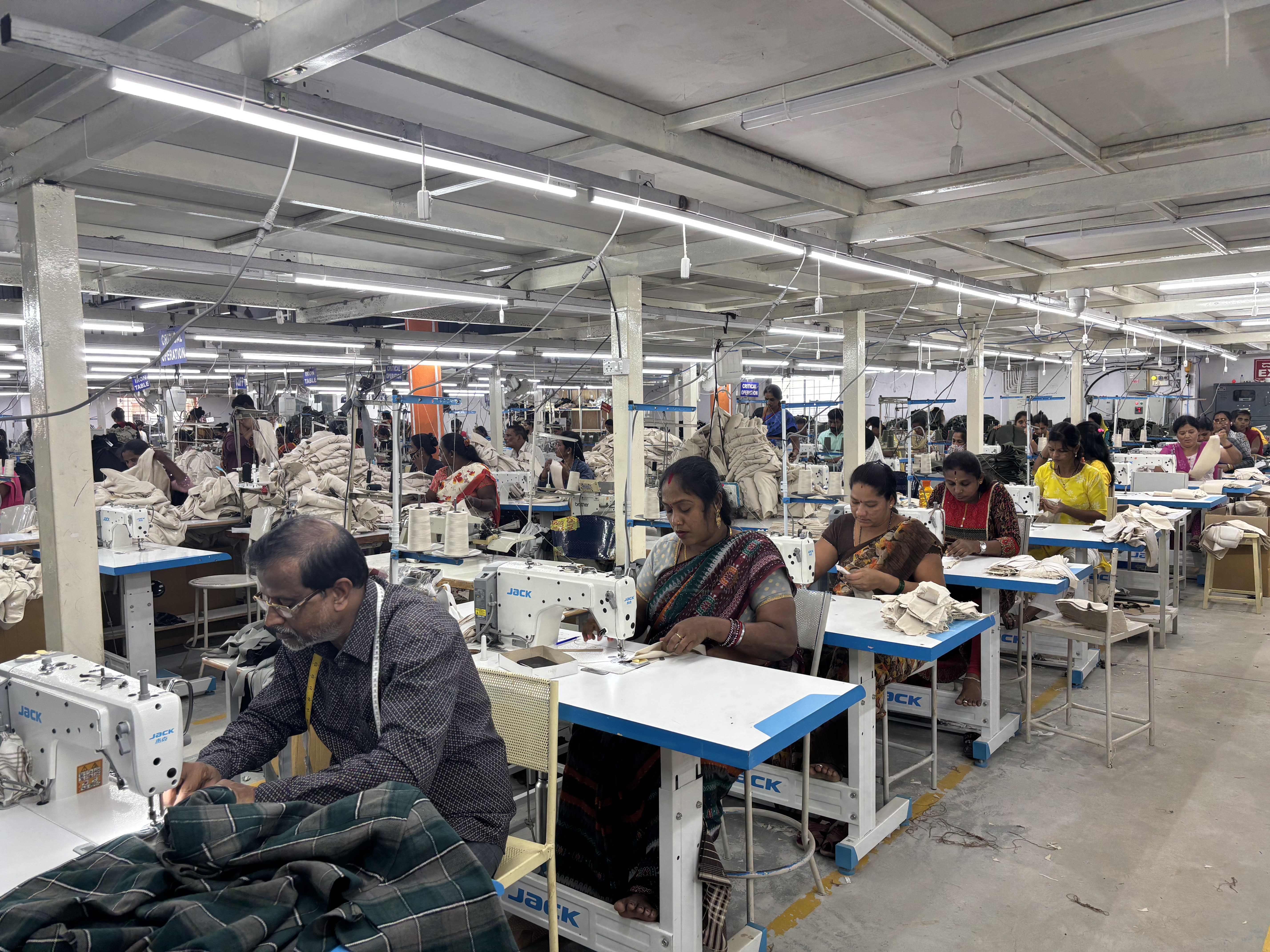 Shirts on the stitching line — GT Exports
