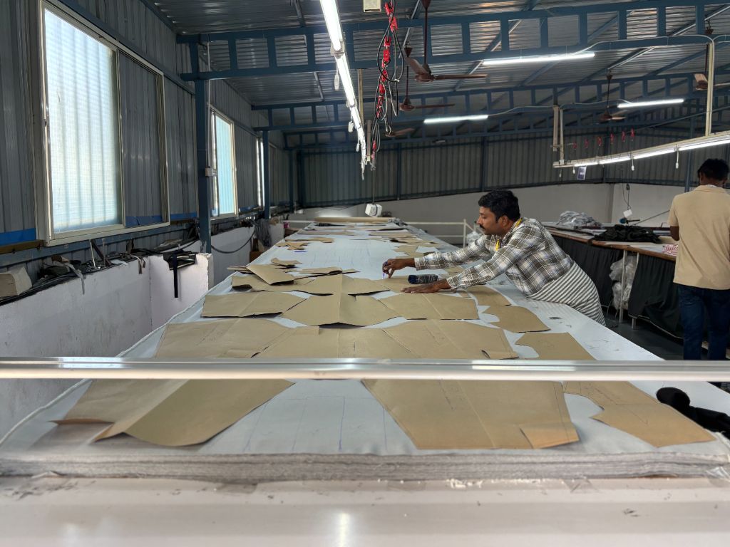 Pattern laying — GT Exports Bangalore